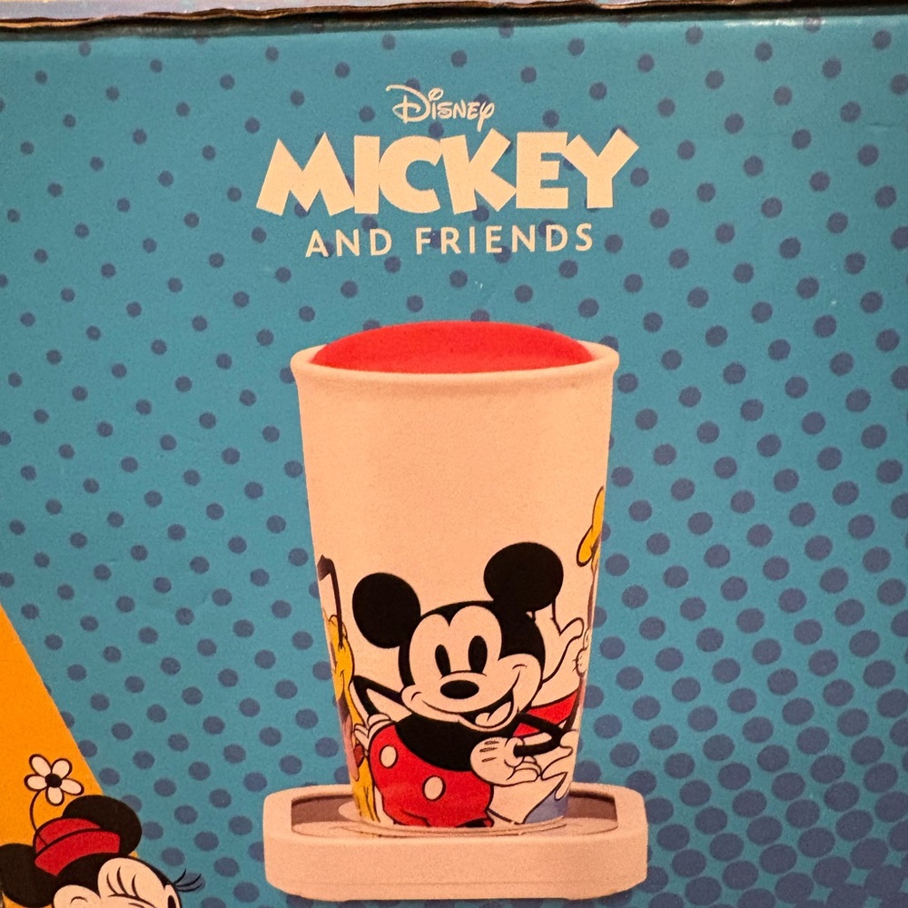 Disney Mickey Mouse Travel Mug and Mug Warmer Set - Red and White - Picture 2 of 6